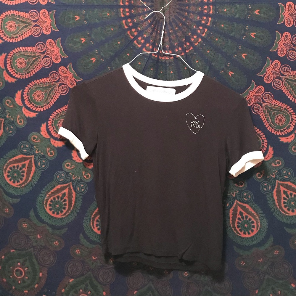 BLACK CROP TOP
